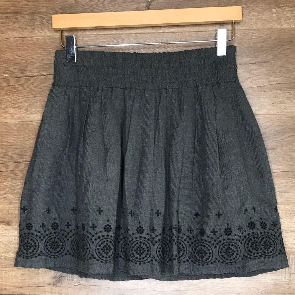 American Eagle Outfitters Mini Skirt Embroidered Y2K